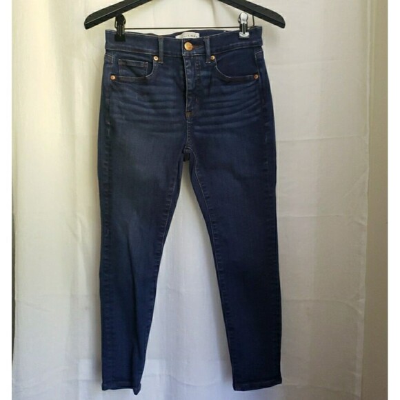 Loft Slim Pockets Skinny Crop Jeans Women's Size 27/4 Cotton Blend - Picture 1 of 13